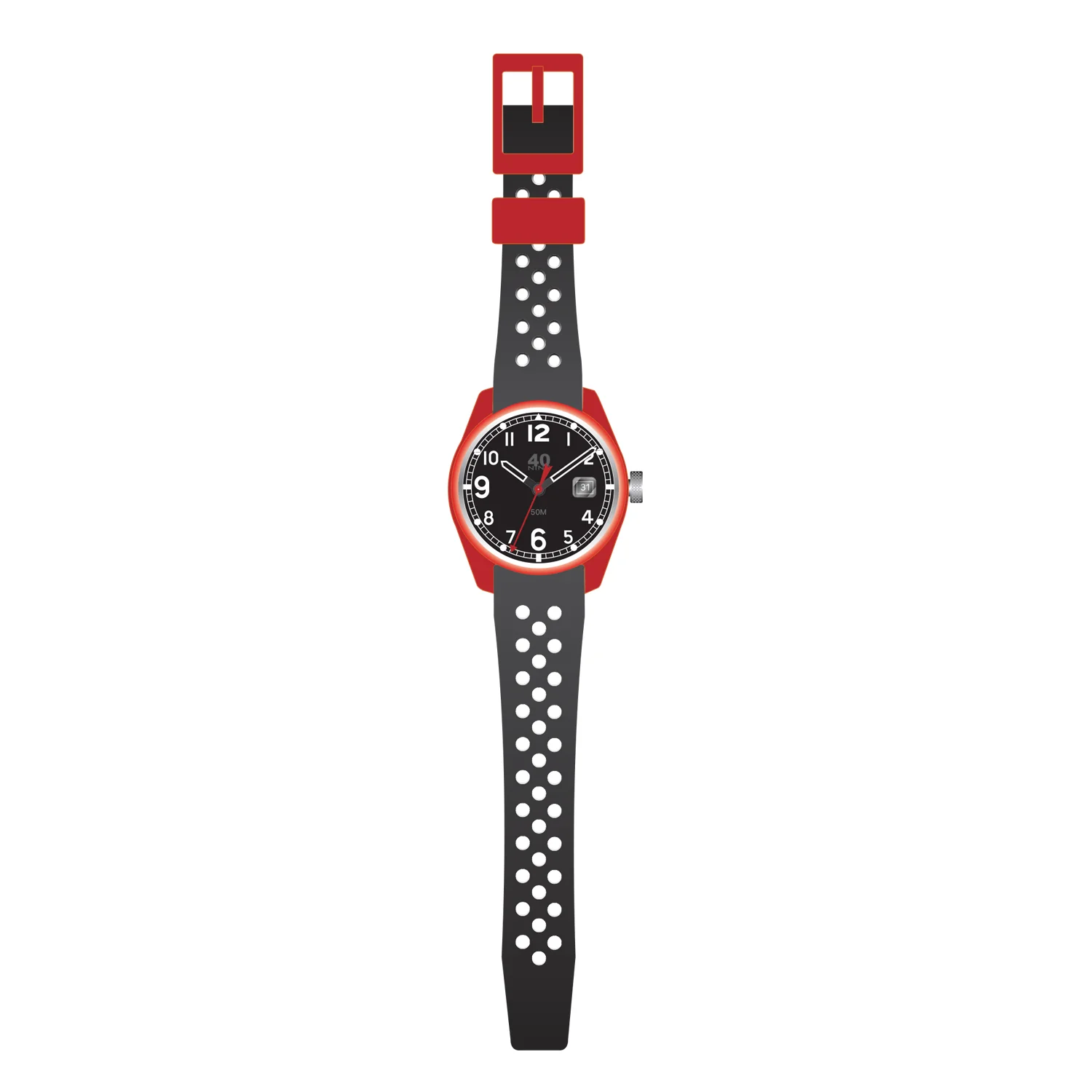 40N7.0BK Mens 43MM SPARTAN Watch - Image 3