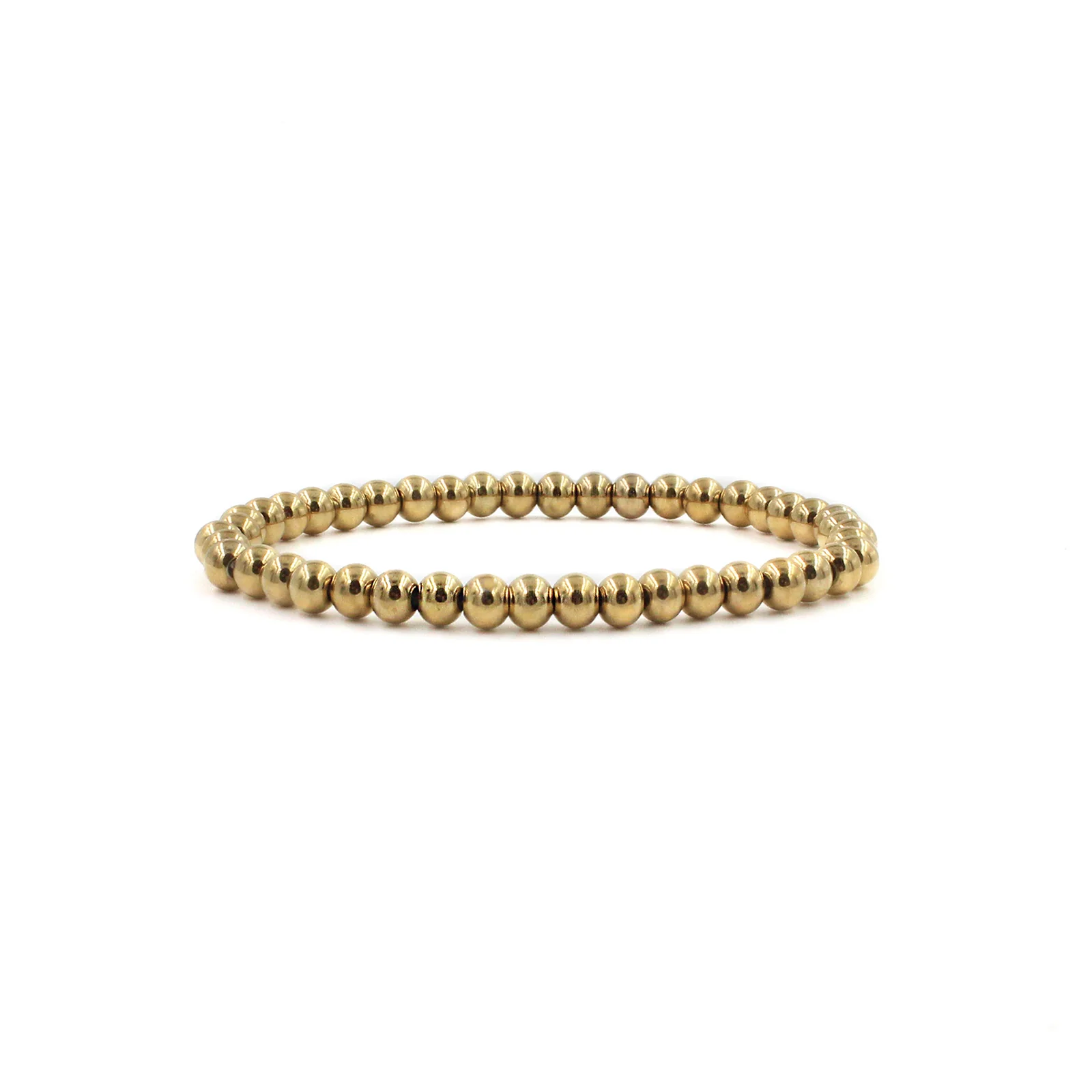 Set of 4 Gold Beaded Bracelets - Image 5