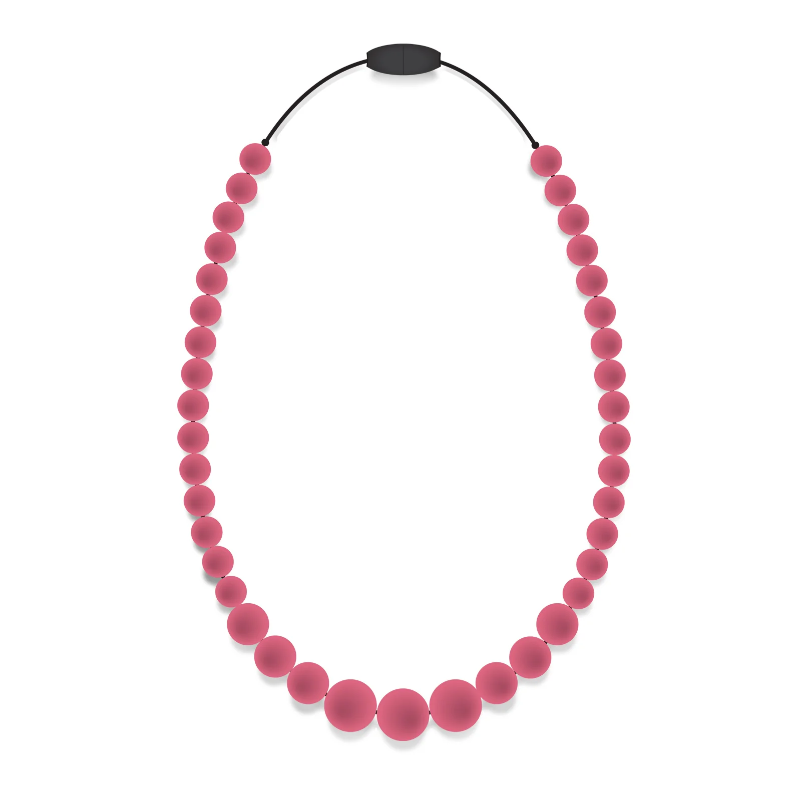Watermelon Silicon rubber bead necklace - Image 4